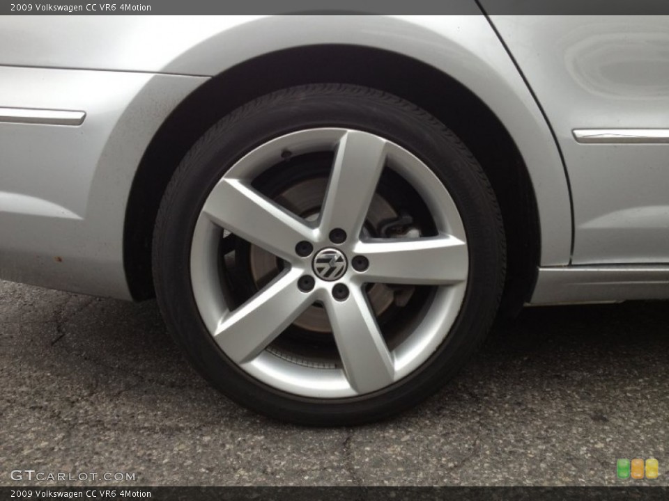 2009 Volkswagen CC VR6 4Motion Wheel and Tire Photo #64199690