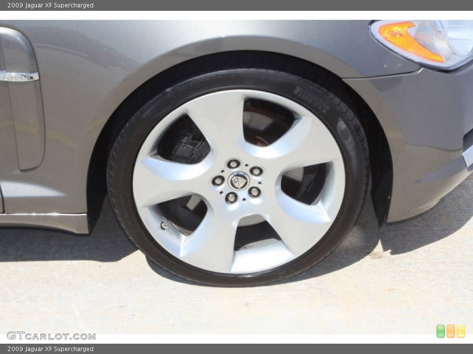 2009 Jaguar XF Supercharged Wheel and Tire Photo #64214570