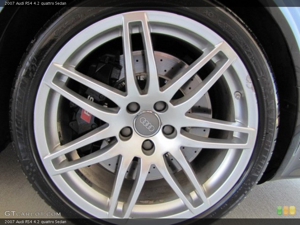 2007 Audi RS4 4.2 quattro Sedan Wheel and Tire Photo #64221144