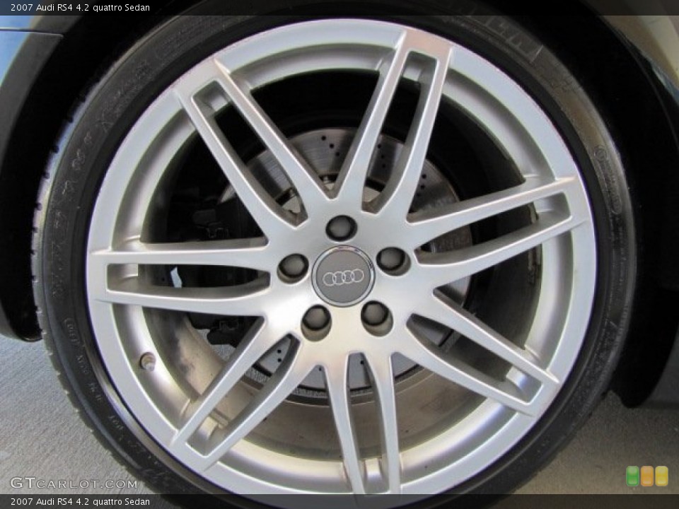 2007 Audi RS4 4.2 quattro Sedan Wheel and Tire Photo #64221152