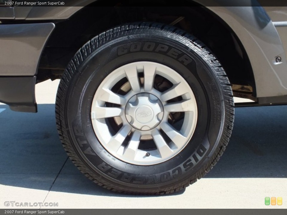 2007 Ford Ranger Sport SuperCab Wheel and Tire Photo #64231370
