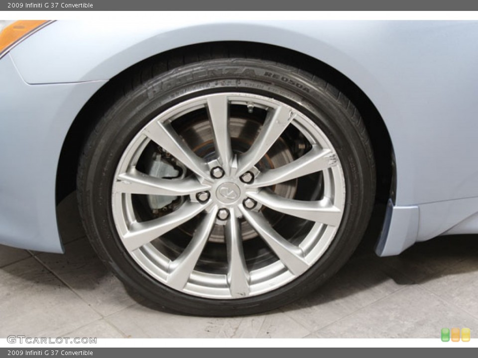 2009 Infiniti G 37 Convertible Wheel and Tire Photo #64250180