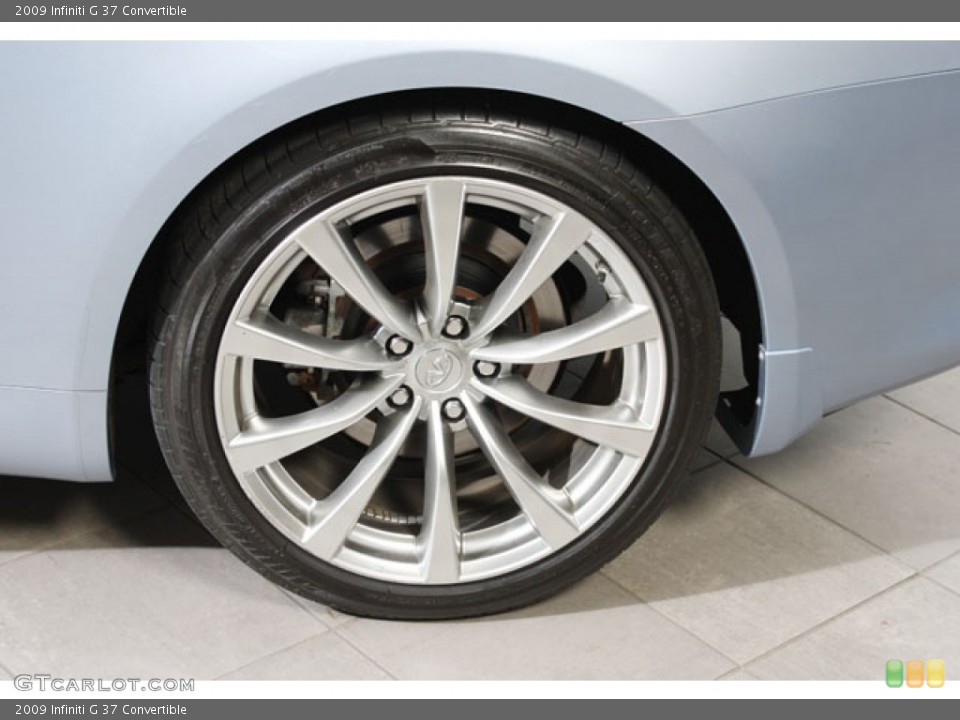 2009 Infiniti G 37 Convertible Wheel and Tire Photo #64250189