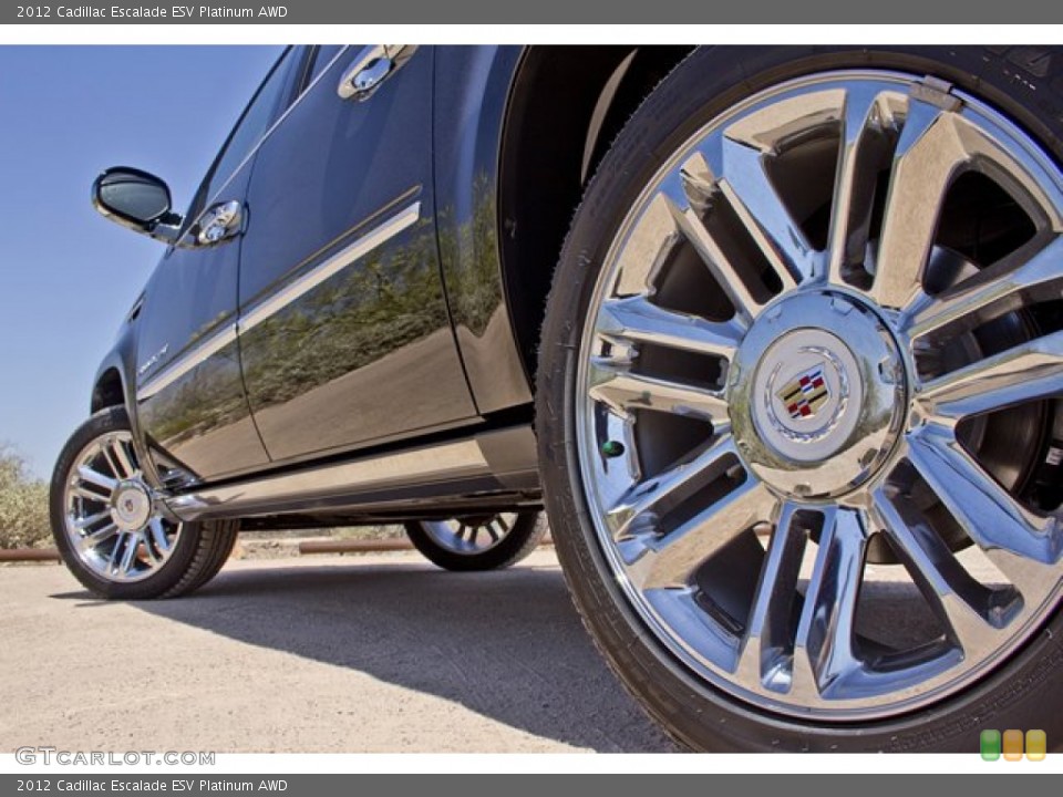 2012 Cadillac Escalade ESV Platinum AWD Wheel and Tire Photo #64251011