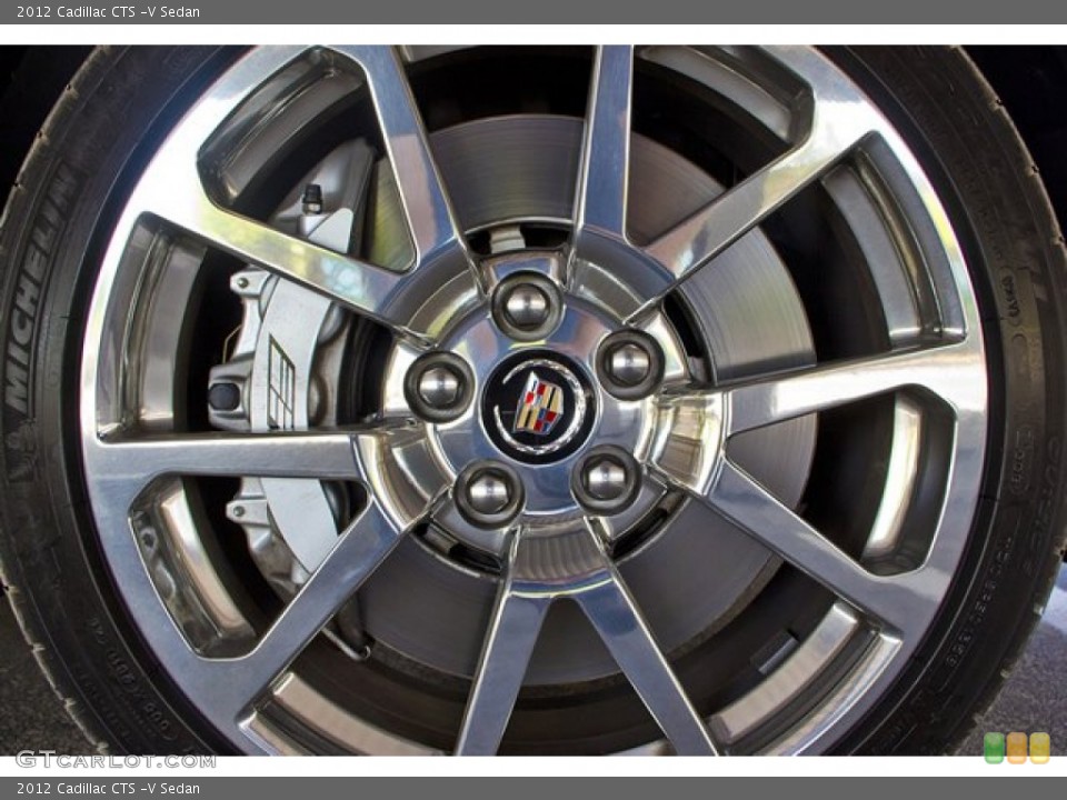 2012 Cadillac CTS -V Sedan Wheel and Tire Photo #64251185
