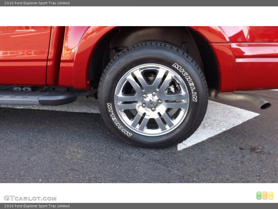 2010 Ford Explorer Sport Trac Limited Wheel and Tire Photo #64257602