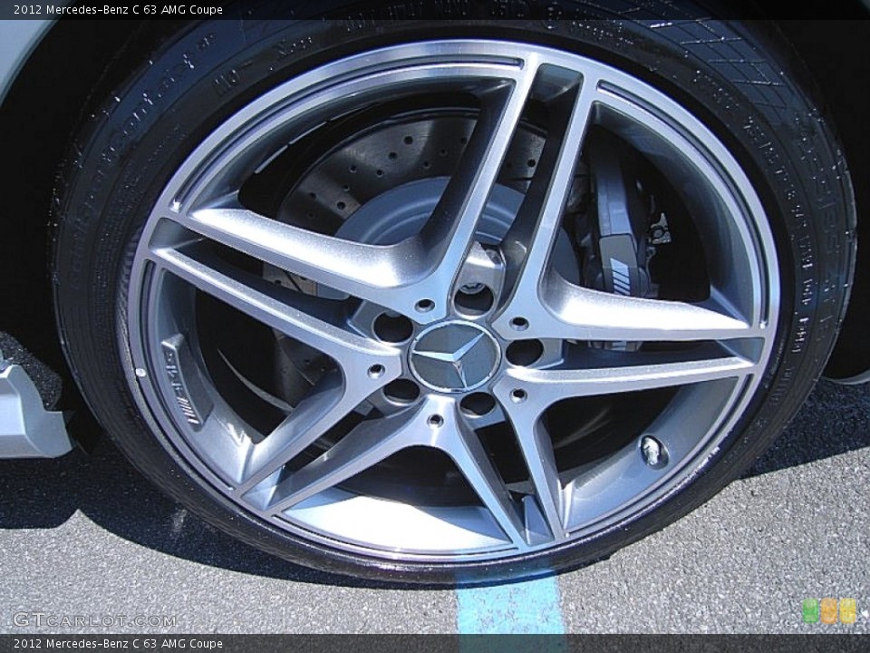 2012 Mercedes-Benz C 63 AMG Coupe Wheel and Tire Photo #64261062