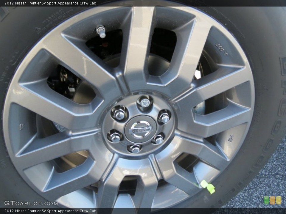 2012 Nissan Frontier SV Sport Appearance Crew Cab Wheel and Tire Photo #64266503
