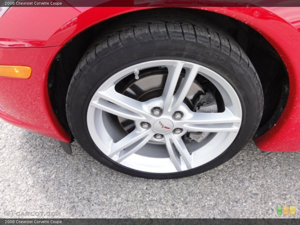 2008 Chevrolet Corvette Coupe Wheel and Tire Photo #64268870