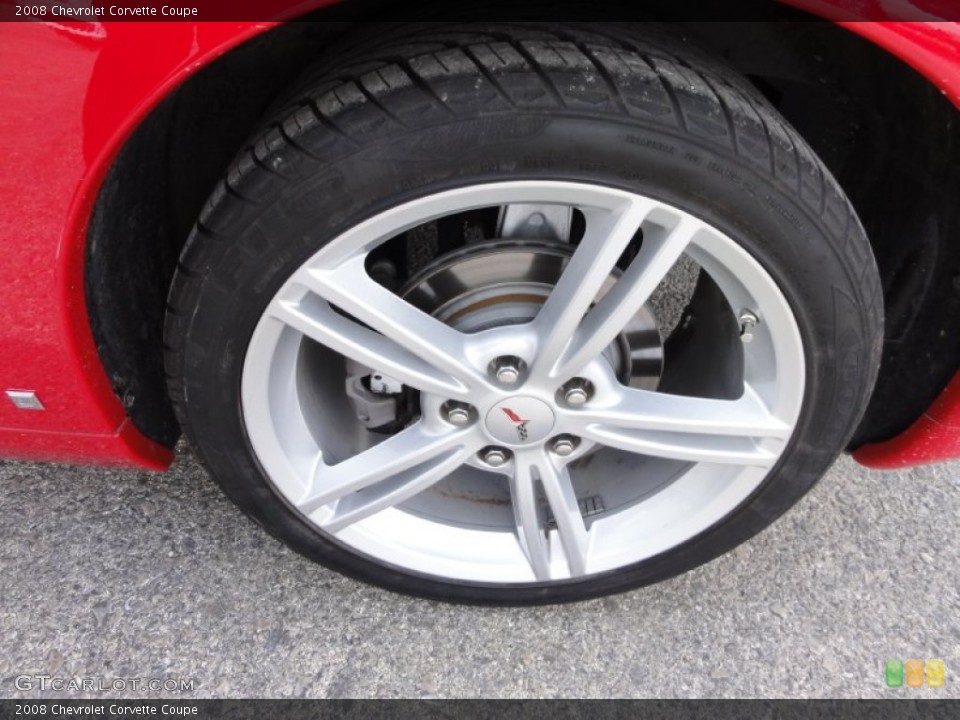 2008 Chevrolet Corvette Coupe Wheel and Tire Photo #64268876