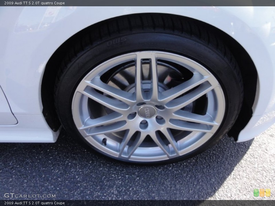 2009 Audi TT S 2.0T quattro Coupe Wheel and Tire Photo #64271381