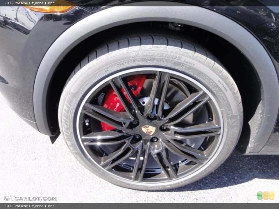 2012 Porsche Cayenne Turbo Wheel and Tire Photo #64272489