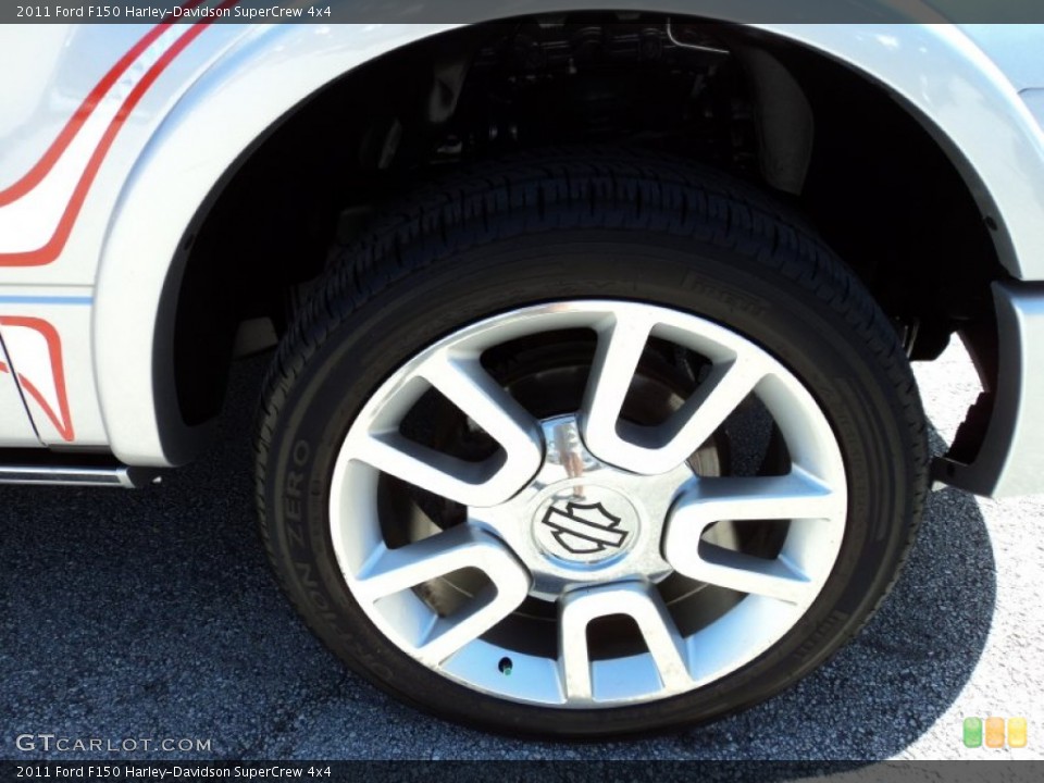 2011 Ford F150 Harley-Davidson SuperCrew 4x4 Wheel and Tire Photo #64313794