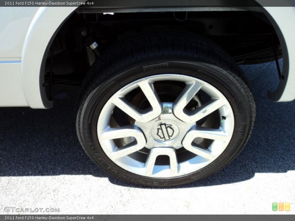 2011 Ford F150 Harley-Davidson SuperCrew 4x4 Wheel and Tire Photo #64313849