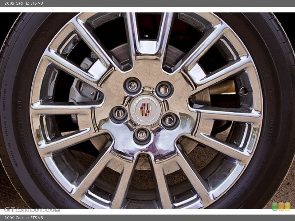 2009 Cadillac STS V8 Wheel and Tire Photo #64321438