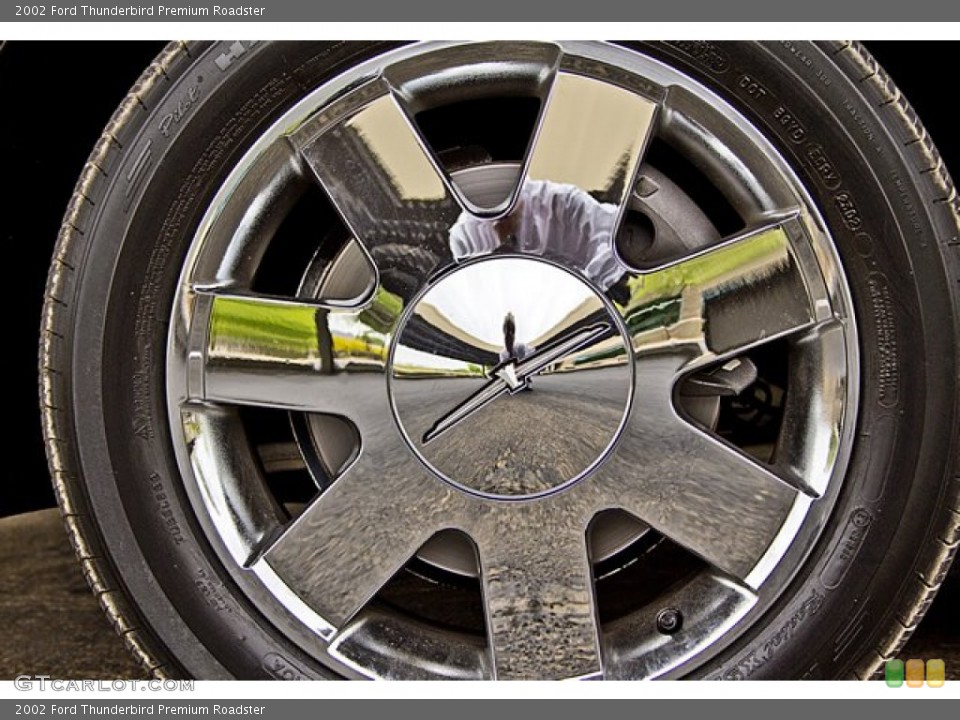 2002 Ford Thunderbird Premium Roadster Wheel and Tire Photo #64321645
