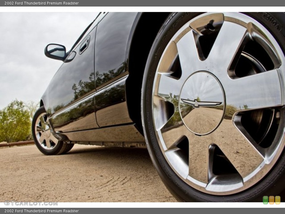 2002 Ford Thunderbird Premium Roadster Wheel and Tire Photo #64321690