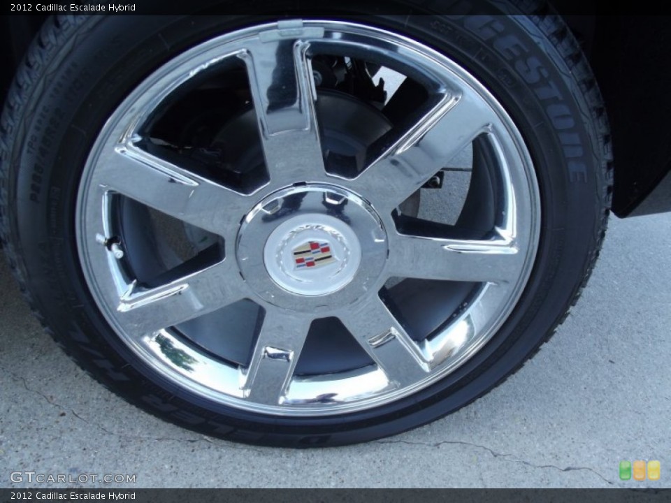2012 Cadillac Escalade Hybrid Wheel and Tire Photo #64332659
