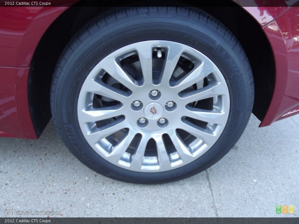 2012 Cadillac CTS Coupe Wheel and Tire Photo #64332788
