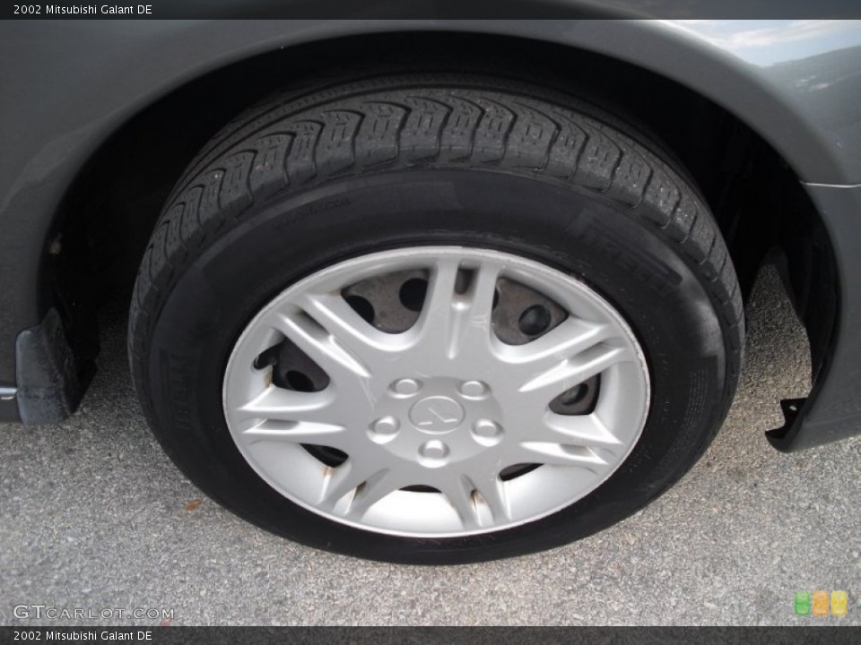 2002 Mitsubishi Galant DE Wheel and Tire Photo #64343690