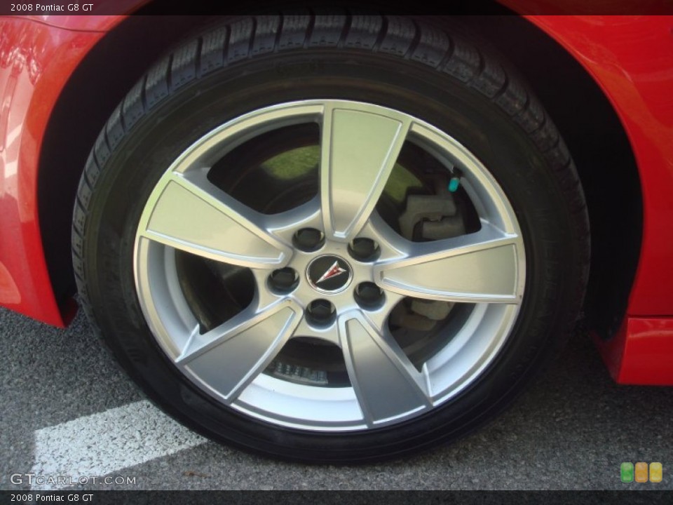 2008 Pontiac G8 GT Wheel and Tire Photo #64350609