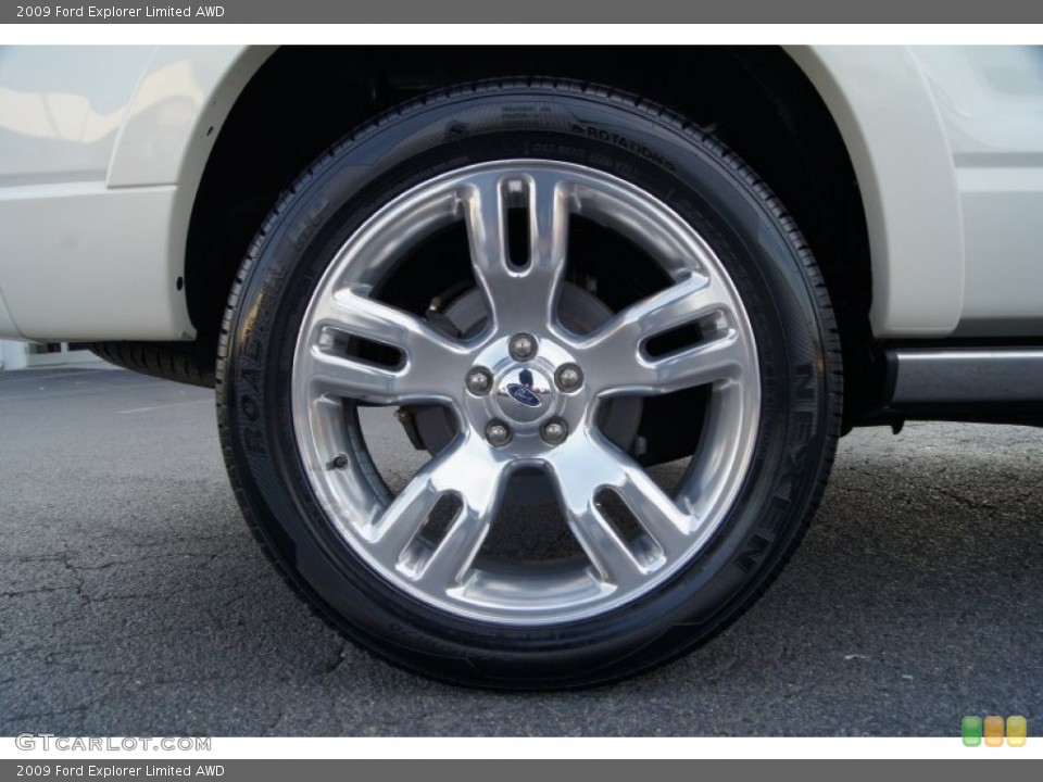 2009 Ford Explorer Limited AWD Wheel and Tire Photo #64357512