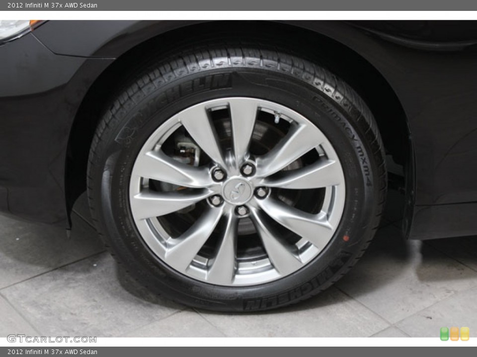 2012 Infiniti M 37x AWD Sedan Wheel and Tire Photo #64382385