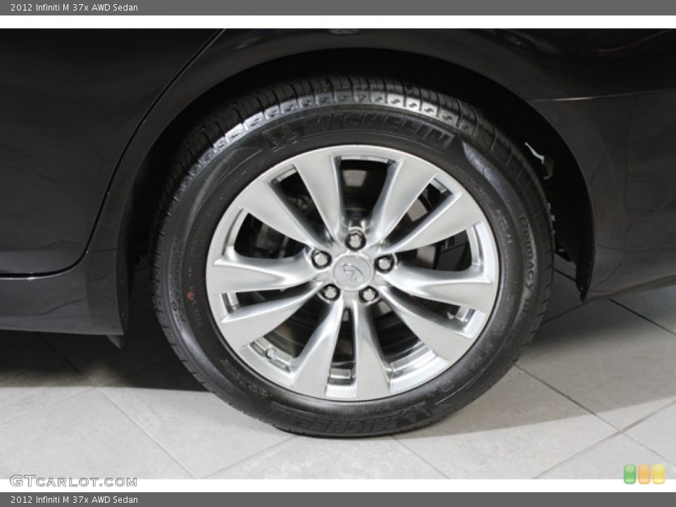 2012 Infiniti M 37x AWD Sedan Wheel and Tire Photo #64382394