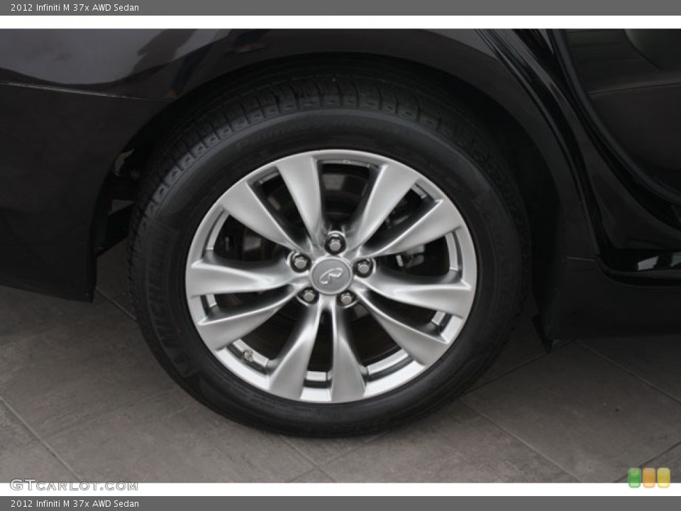 2012 Infiniti M 37x AWD Sedan Wheel and Tire Photo #64382403