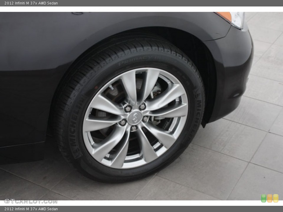 2012 Infiniti M 37x AWD Sedan Wheel and Tire Photo #64382409