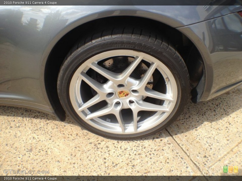 2010 Porsche 911 Carrera 4 Coupe Wheel and Tire Photo #64385034