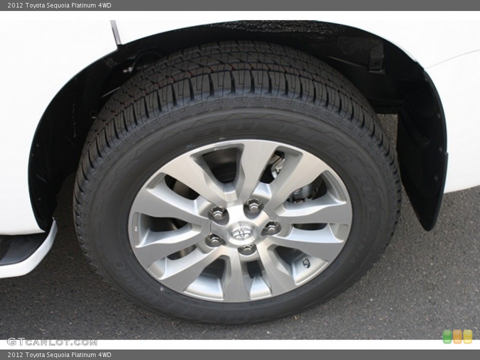 2012 Toyota Sequoia Platinum 4WD Wheel and Tire Photo #64386483