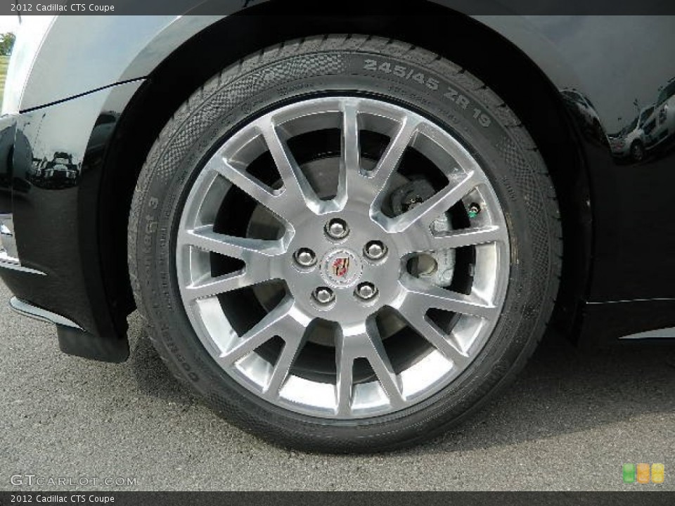 2012 Cadillac CTS Coupe Wheel and Tire Photo #64387689