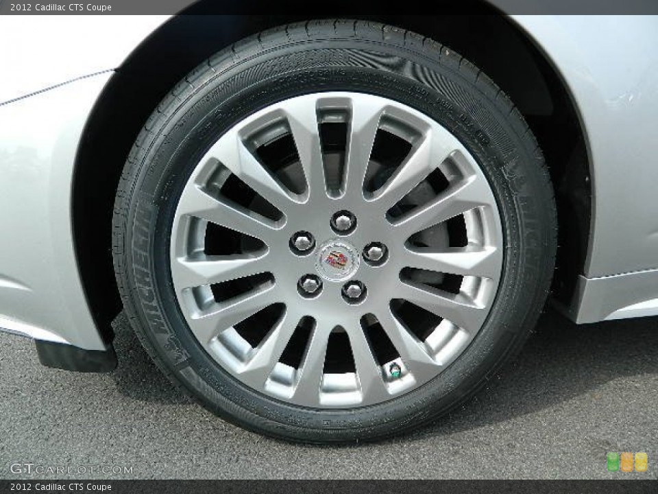 2012 Cadillac CTS Coupe Wheel and Tire Photo #64387795