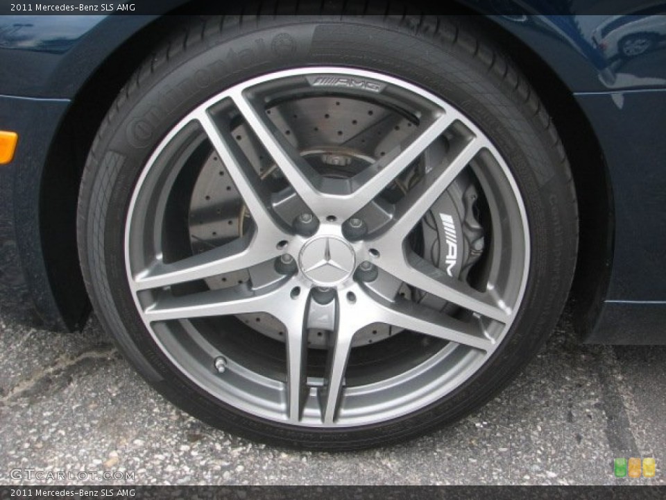 2011 Mercedes-Benz SLS AMG Wheel and Tire Photo #64391108