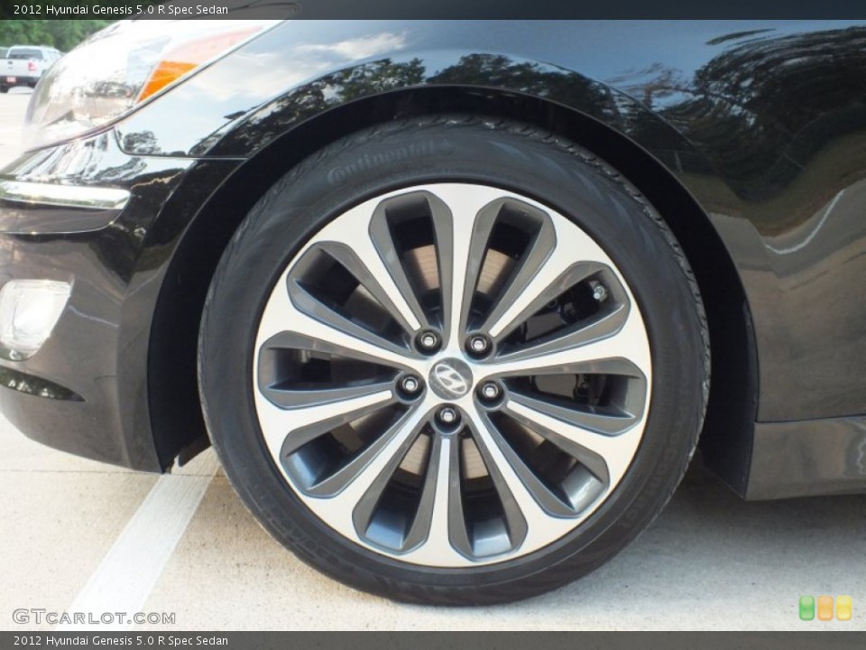 2012 Hyundai Genesis 5.0 R Spec Sedan Wheel and Tire Photo #64409063