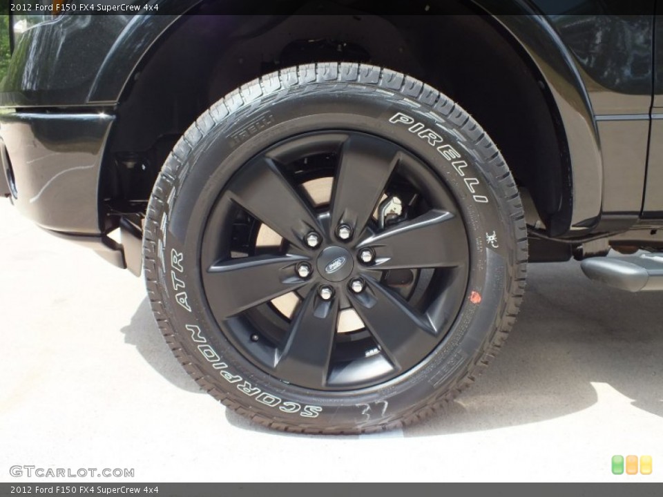 2012 Ford F150 FX4 SuperCrew 4x4 Wheel and Tire Photo #64409242
