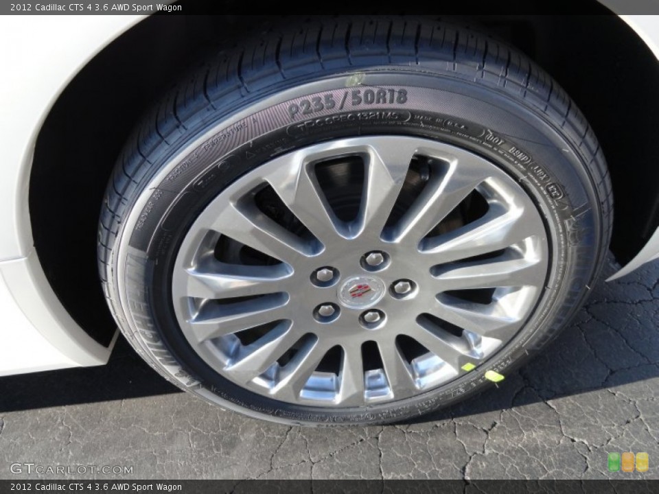 2012 Cadillac CTS 4 3.6 AWD Sport Wagon Wheel and Tire Photo #64412897