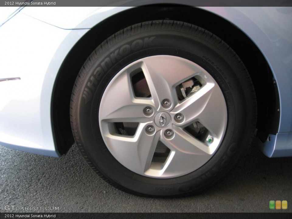 2012 Hyundai Sonata Hybrid Wheel and Tire Photo #64419692