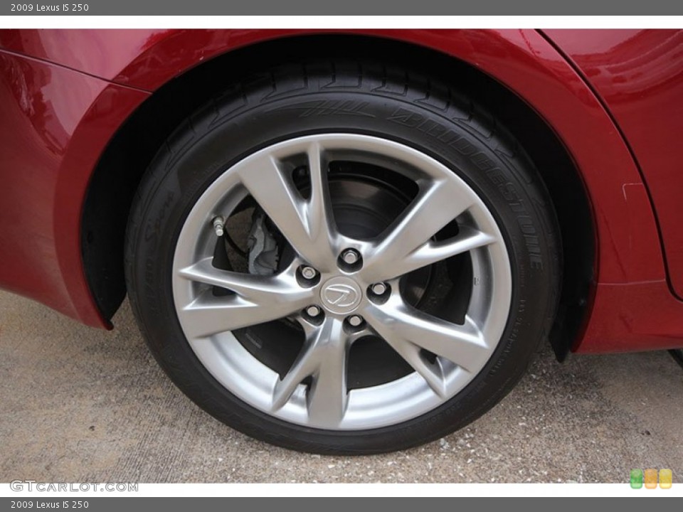 2009 Lexus IS 250 Wheel and Tire Photo #64421825