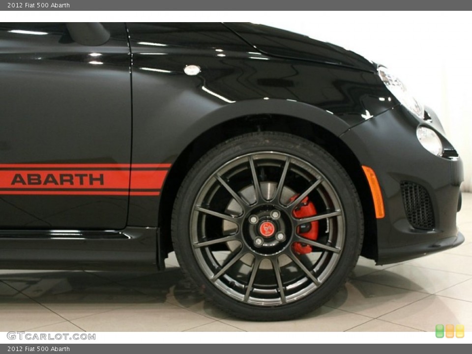 2012 Fiat 500 Abarth Wheel and Tire Photo #64431434