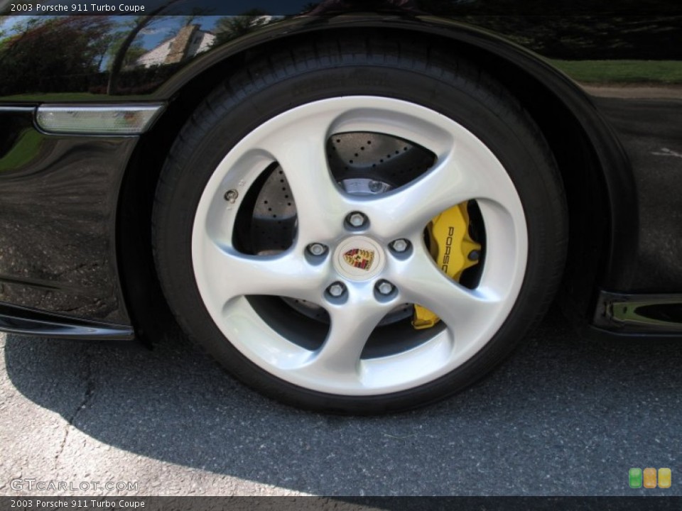 2003 Porsche 911 Turbo Coupe Wheel and Tire Photo #64434339
