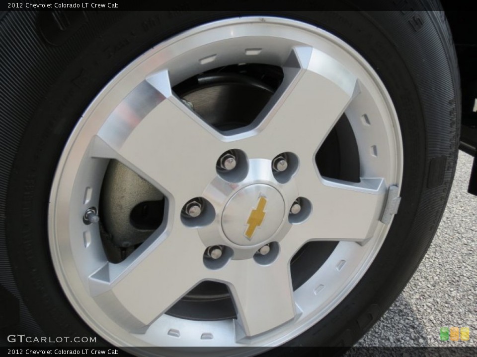 2012 Chevrolet Colorado LT Crew Cab Wheel and Tire Photo #64442790