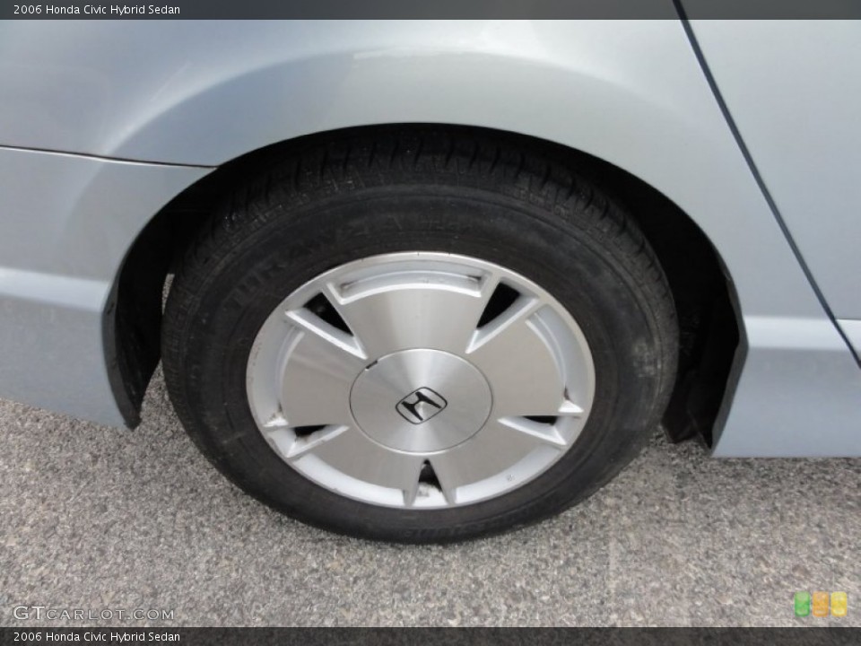 2006 Honda Civic Hybrid Sedan Wheel and Tire Photo #64447748