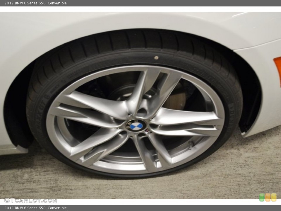 2012 BMW 6 Series 650i Convertible Wheel and Tire Photo #64448802