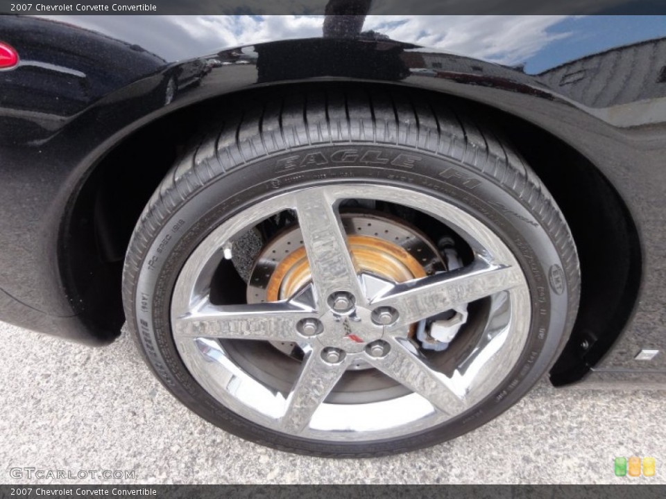 2007 Chevrolet Corvette Convertible Wheel and Tire Photo #64449477