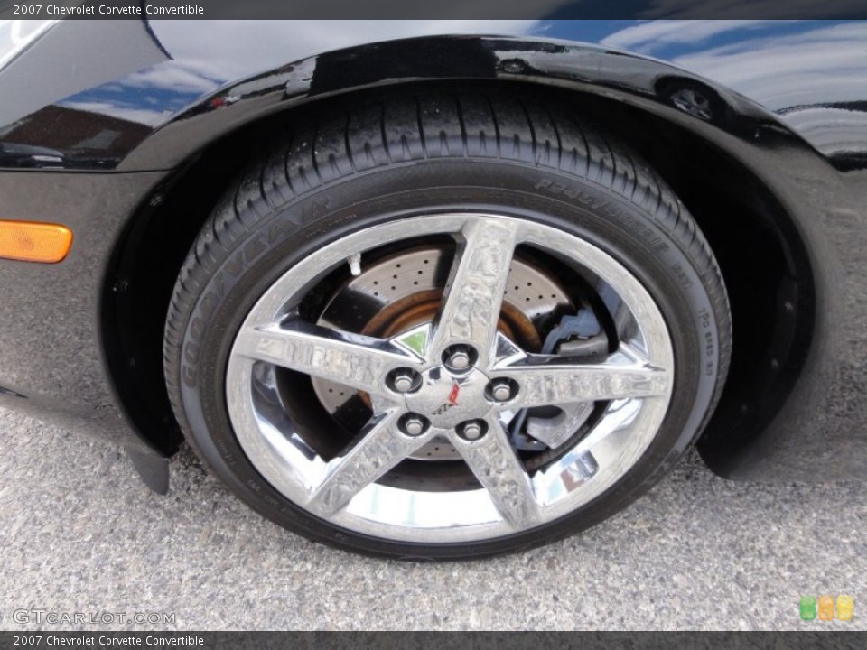 2007 Chevrolet Corvette Convertible Wheel and Tire Photo #64449531