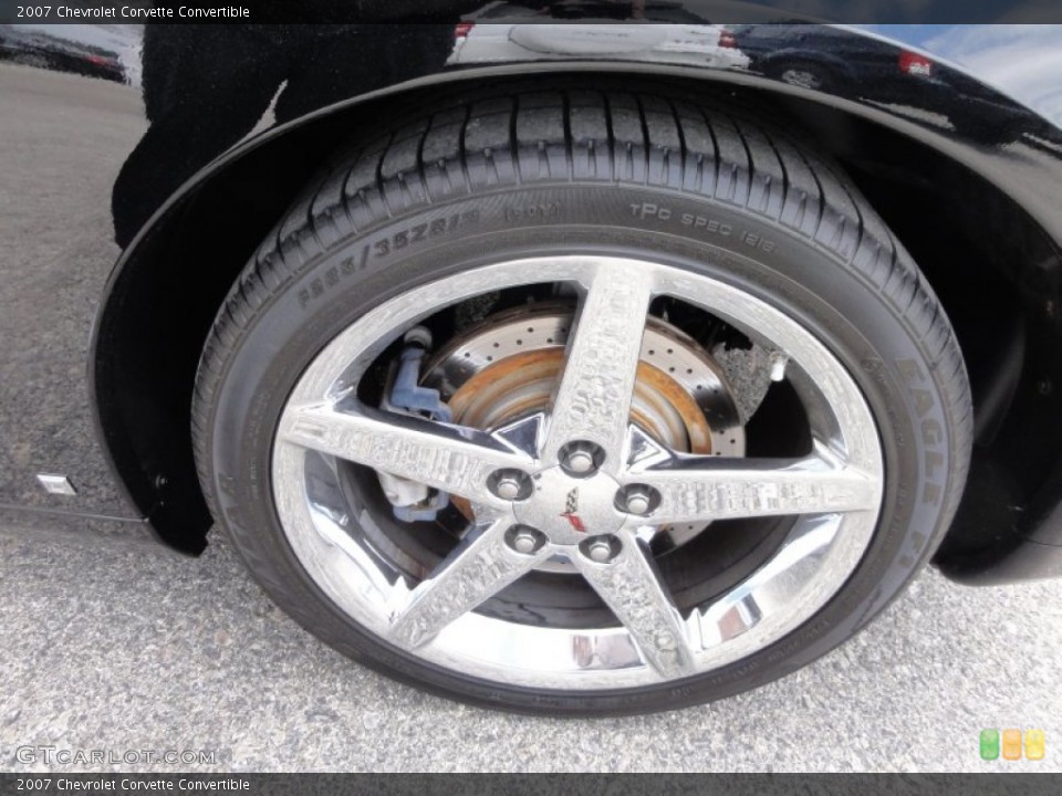2007 Chevrolet Corvette Convertible Wheel and Tire Photo #64449540