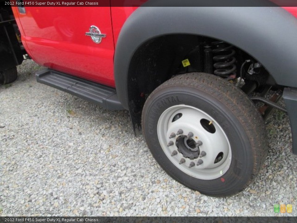2012 Ford F450 Super Duty XL Regular Cab Chassis Wheel and Tire Photo #64454559