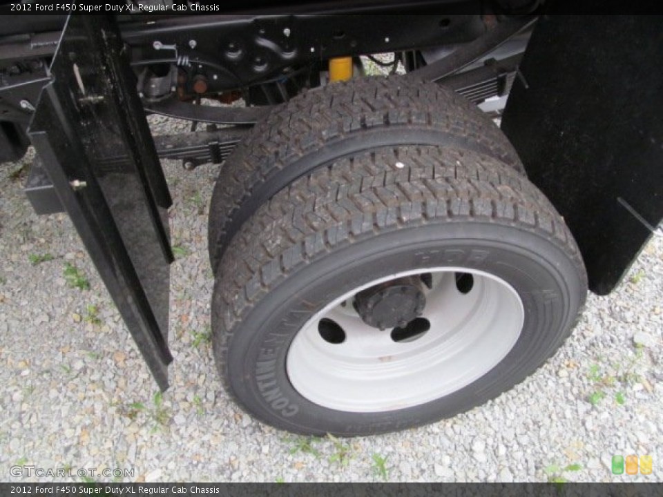2012 Ford F450 Super Duty XL Regular Cab Chassis Wheel and Tire Photo #64454586